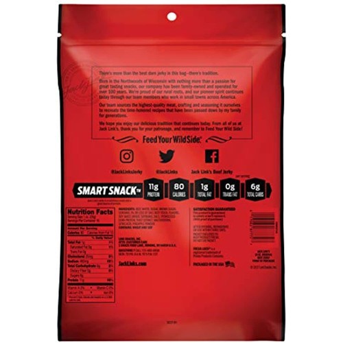 Jack Link's Fleisch Snacks Beef Jerky, Original, 16 Unzen (1er Pack) - Bild 2 von 7