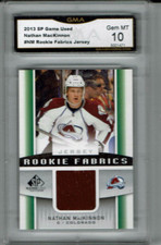 2013 Nathan Mackinnon UD SP Game Used Fabrics Jersey Rookie  Gem Mint 10 #RFNM