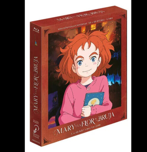 Mary Y La Flor De La Bruja EN Blu-Ray CASTELLANO EDICION COLECCIONISTA NUEVA