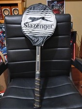 Slazenger "Demon" Tennis Racket With Cover Cowhide 4.5" Grip