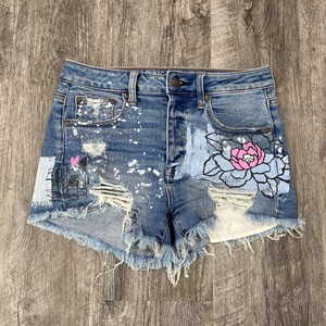 american eagle stretch shorts