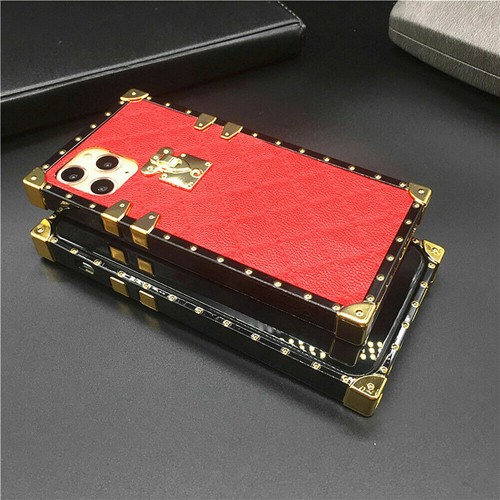 Grid Leather Luxury Phone Case For iPhone XS XR 6 7 8 SE 11 12 13 14 15 Pro Max - Picture 5 of 20