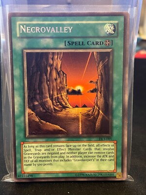 Yu-Gi-Oh! Duelist League Promo Prize Card NECROVALLEY DL3-001 | eBay