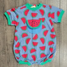 Baby Boy New Vintage Gymboree Rainbow Tag Infant 6-12 Month Watermelon Romper