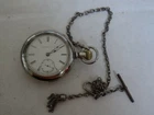Fine 1886 Elgin G.M.Wheeler Locomotive Engraved Case Pocket Watch