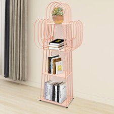 Modern 4 Shelf Bookcase Bookshelf Storage Display Rack Book Organizer Shelve