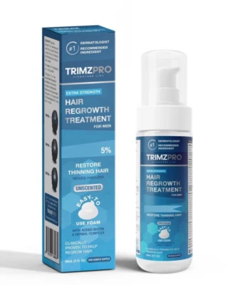 Trimzpro Signature Line - Hair Regrowth Foam Minoxidil 5% Hairloss Treatment