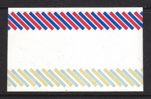 FRAMAS: BARRED EDGE BLANK MIS CUT ****MUH**** VERY SCARCE!!!.