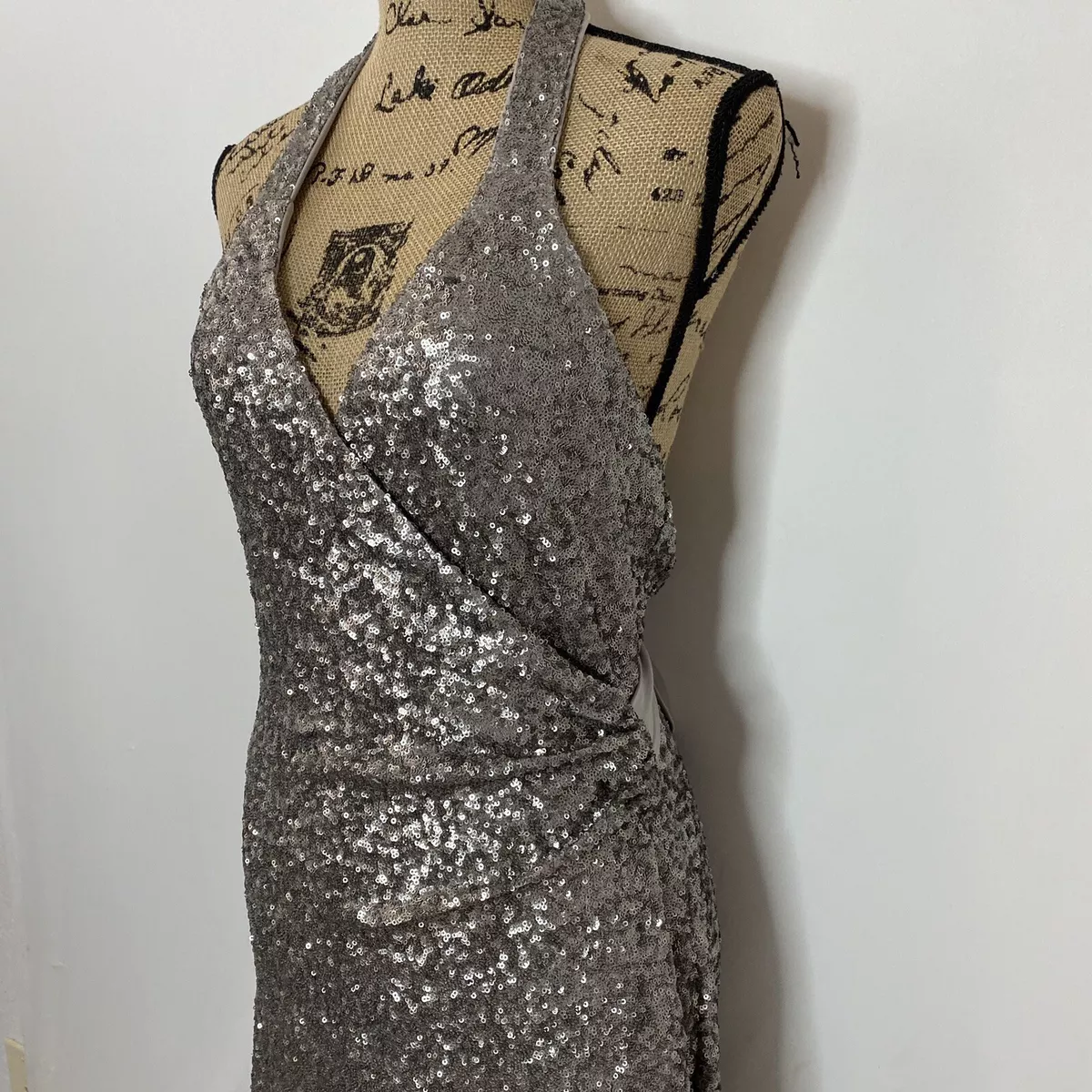 Dress the hot sale population silver dress