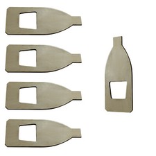 5x 4/4 Violin / Viola Pure Silver Bow Tip Material Real Silver Parts Tream 0.5mm