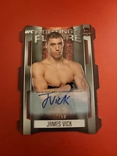 2015 Topps Ufc James Vick /50 Die Cut (See Description)