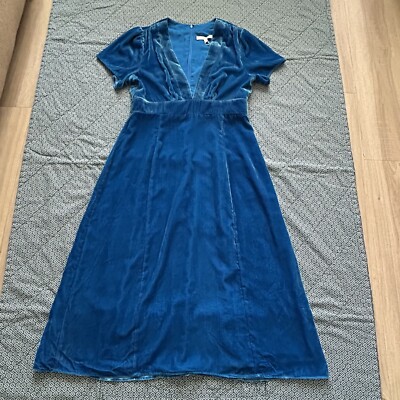 nordstrom blue dress Molly Maxi Dress - Blue Floral Tiered Dress with Bow main image 1