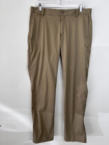 Nike Golf Pants Mens 32x32 Beige Dri-FIT Tour Performance Tech Chino - Picture 4 of 13