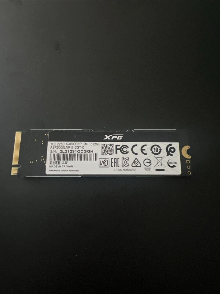 XPG SX6000 Lite Series Internal SSD 512GB M.2 2280 NVMe PCIe - Image 2 of 2