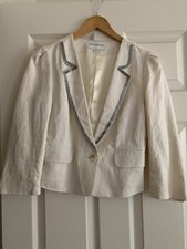Banana Republic Blazer With Beaded Collar