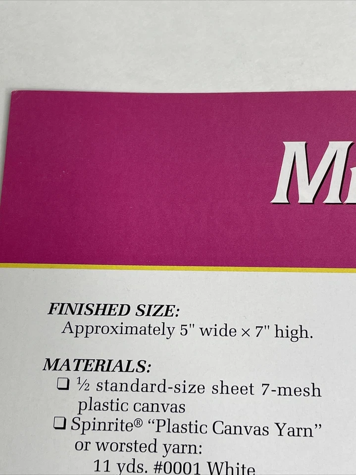 Mr Snowman Annie's Fashion Doll Plastic Canvas Pattern Card - Image 3 of 4