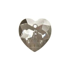 Heart pendant 6215 Swarovski Crystal Satin 001 SATIN 18mm Swarovski Elements
