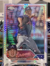 2023 Topps Chrome Update Rookie Debut Prism Refractor #USC202 Jared Shuster HP3E