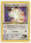 Giovanni's Meowth 74/132 1st Edition Common Gym Challenge Pokemon Card 2000 WOTC