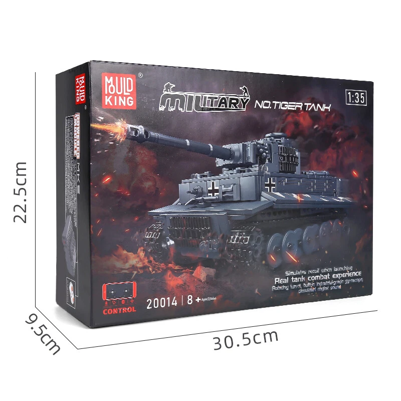 Mould King 20014 Battle Tiger Tanker Remote Control Technic Building Blocks Kit - Image 4 of 4