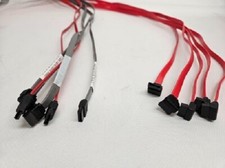   GREAT  MIXED LOT 10 SATA CABLES 29"-39" RIGHT ANGLE LOCK, SERIAL NON-LOCK 