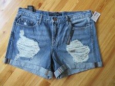 J Brand Rise 28 x 4" 9.75 Rise Distressed Jean Shorts Very NICE