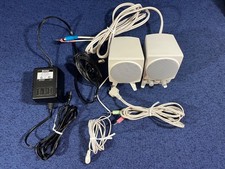 Boston Acoustic BA745 Satellite Computer Speakers Right/Left with Adapter White