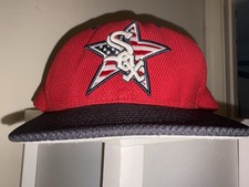 Red And Black Baseball Fitted New Era Star Red Sox Cap