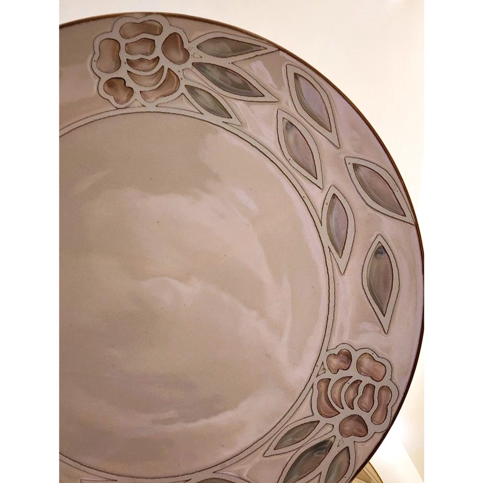 PLATOS DE CENA/MUELLE 1 IMPORTACIONES-"Abby"-Color crema-Diseño elevado-Colores mudos-Juego 5 Foto 3 de 4