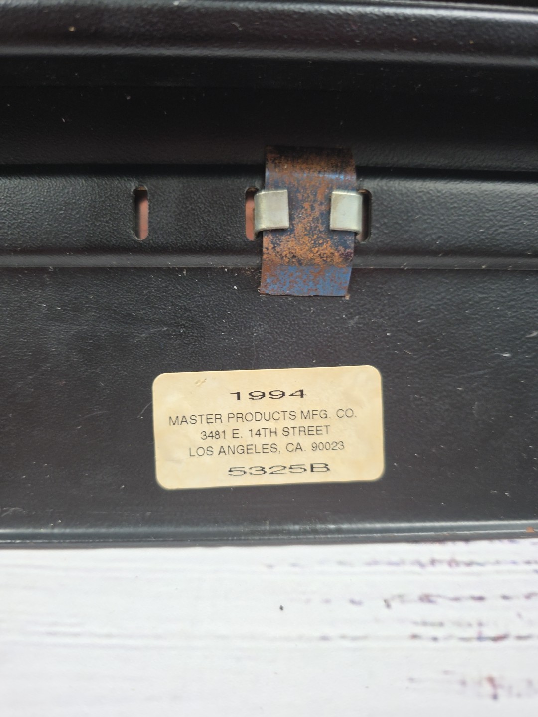 Master Products Mfg Co 3 hole punch Model 5325B Vintage Heavy Duty Industrial 94