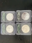 4 American Eagle 1 Ounce Silver Coins