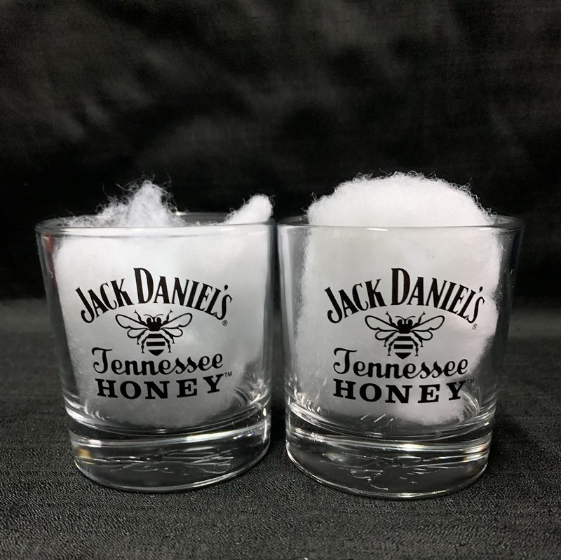 Jack Daniels Tennessee Honey Set Of 2 Rocks Glasses BRAND NEW  8 Oz Each