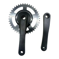 Jeu de manivelles vélo pliant aluminium 42T 38T 170mm avec conique carré