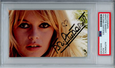 Brigitte Bardot Signed Super Model Photograph PSA DNA Certified Autograph Sexy