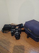 Minolta Maxxum 7000 Black Non Tested Camera with Accesories and Bag
