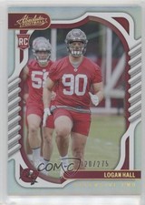 2022 Panini Absolute Rookies Spectrum 120/275 Logan Hall #185 14o0