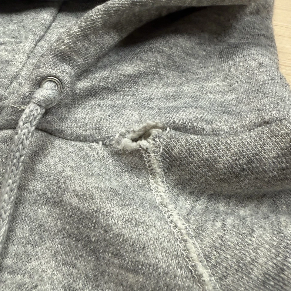 Vintage Raglan Hoodie Small Rayon Tri Blend 80s Soft Blank - Image 3 of 4