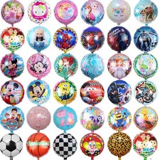 2PCS All Themed 18" Balloons Kids Birthday Cartoons Party Decorations.