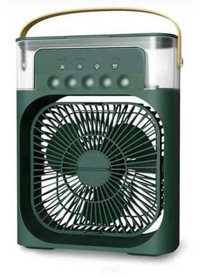 3-in-1 Portable Air Cooler Fan USB Mini Air Conditioner Humidifier LED Light