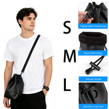 Camera Protective Bag Shoulder Pouch Case Black for Nikon Canon Sony DSLR S M L