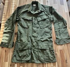 NOS Mint US Army Rip Stop Jungle Jacket Small Long. 1969 Vietnam War