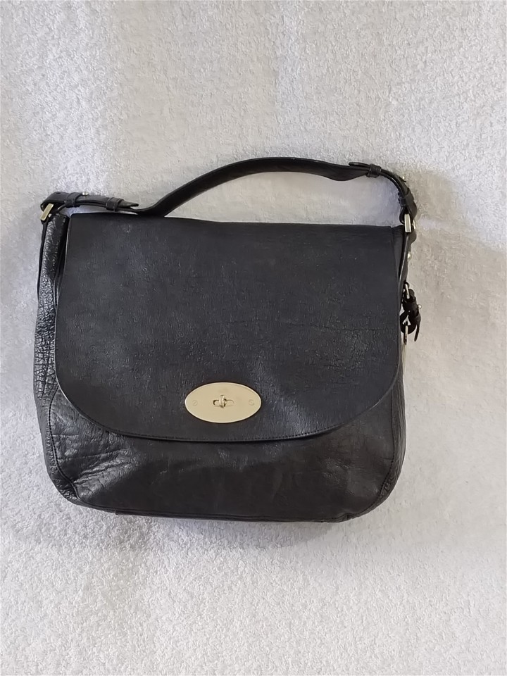 Mulberry Authentic Messenger Postman's Lock Leather Luxury Shoulder Bag