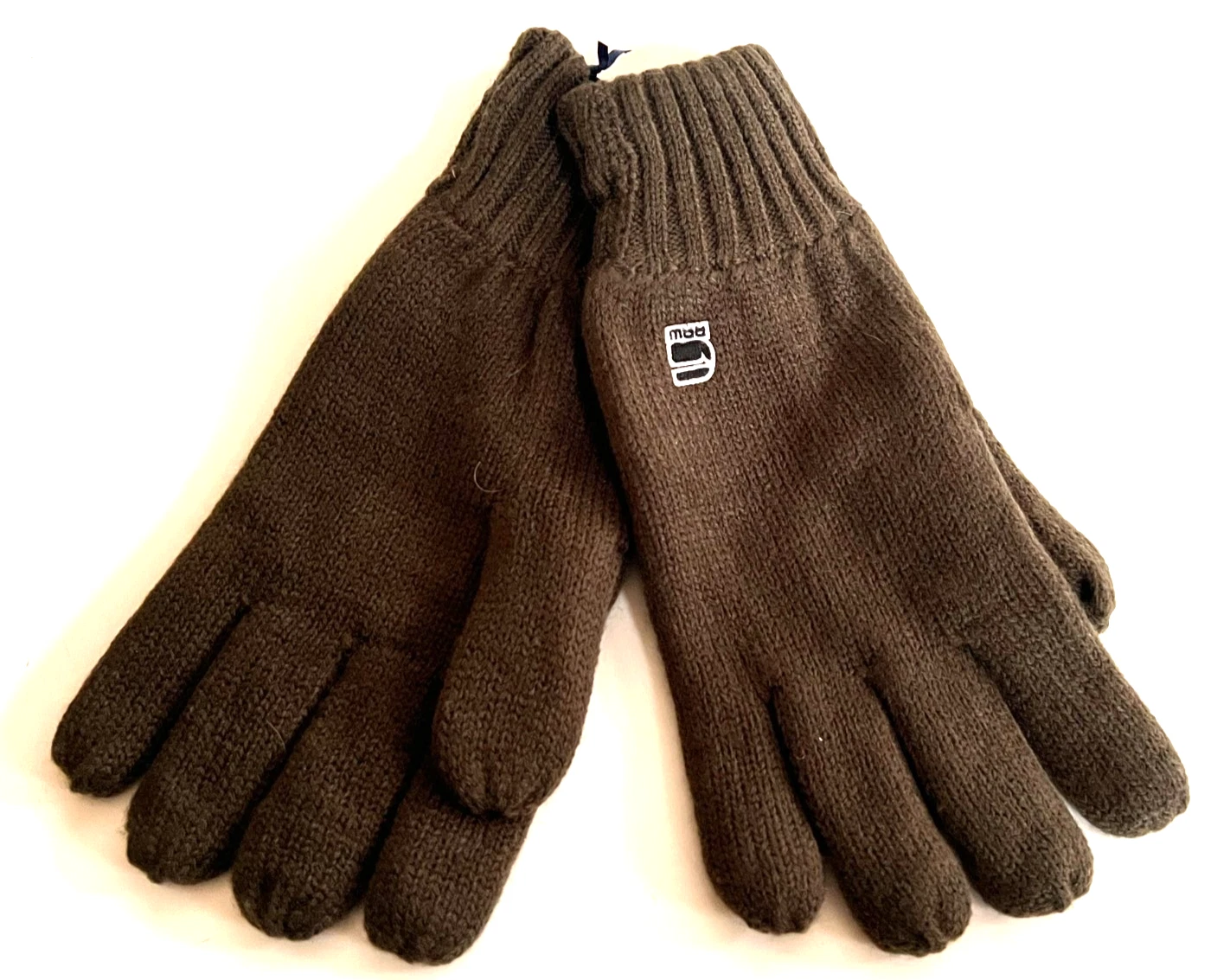 G Star Raw Correct Line Mens CL Justin Gloves in Arsenic Jest Knit Size M BNWT