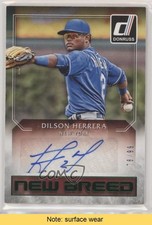 2016 Panini Donruss New Breed Green 78/99 Dilson Herrera #NB-DH Auto READ 1f1