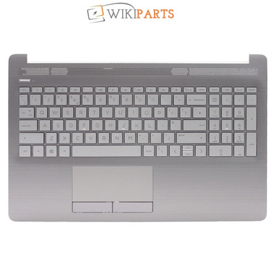 Ersetzen Sie HP 15-DA0193UR 15-DA0194NL Handauflage mit Touchpad UK Tastatur silber