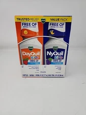 VICKS Kids DayQuil & NyQuil Cold & Cough Multi-Symptom Liquid Medicine 07/26