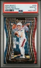 2024 Panini Select Drake Maye #379 Tri Color Prizm PSA 10