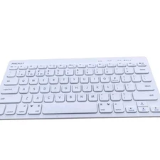 Macally Compact Bluetooth Keyboard Mac iPad iPhone PC & Android White BTMINIKEY