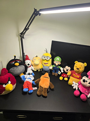 Stofftier Konvolut Plüschfiguren  Mickey, Pokemeon, Minions, Angry Bird usw 