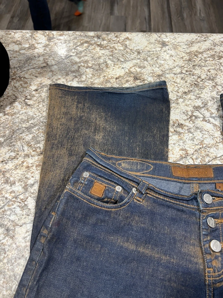 ВИНТАЖНЫЙ БОНГО позвольте мне b. Выстиранные джинсы с заниженной талией размер 7. 90-е ретро - Изображение 4 из 4